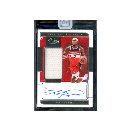 Bradley Beal 2021-22 Panini One and One Basketball Patch Auto /49