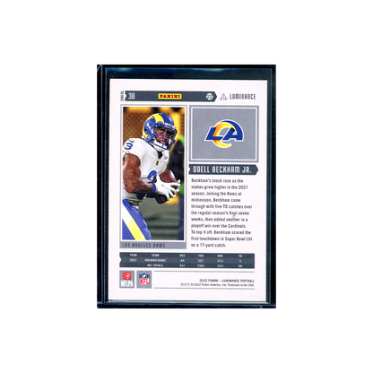 Odell Beckham Jr. 2022 Panini Luminance Football /249