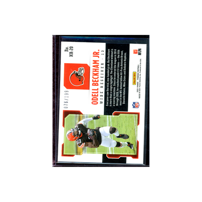 Odell Beckham Jr. 2021 Panini Phoenix Football Hot Routes Red /199