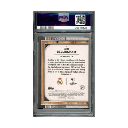 Jude Bellingham 2023-24 Museum Collection UCL Black Diamond /10 PSA 8.5