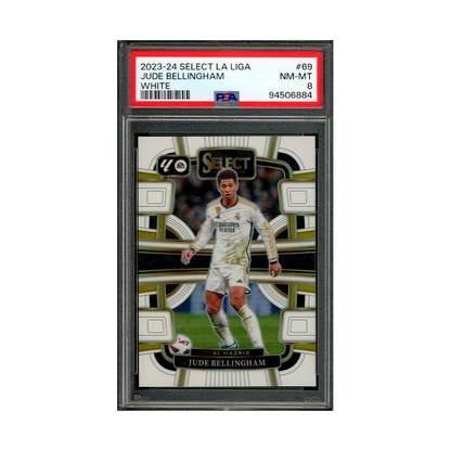 Jude Bellingham 2023-24 Select La Liga White /20 PSA 8