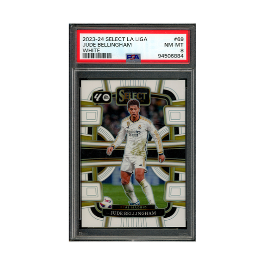 Jude Bellingham 2023-24 Select La Liga White /20 PSA 8