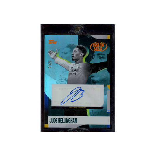 Jude Bellingham 2025 Topps Real Madrid Team Set Bona Fide Baller Auto /25