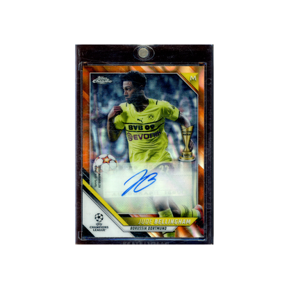 Jude Bellingham 2022 Topps Chrome Auto Orange Lava