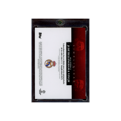 Jude Bellingham Vini Jr 2025 Topps Simplicidad Dual Auto /10