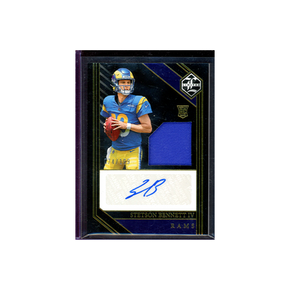 Stetson Bennett IV 2023 Panini Limited Football Rookie Patch Auto /199