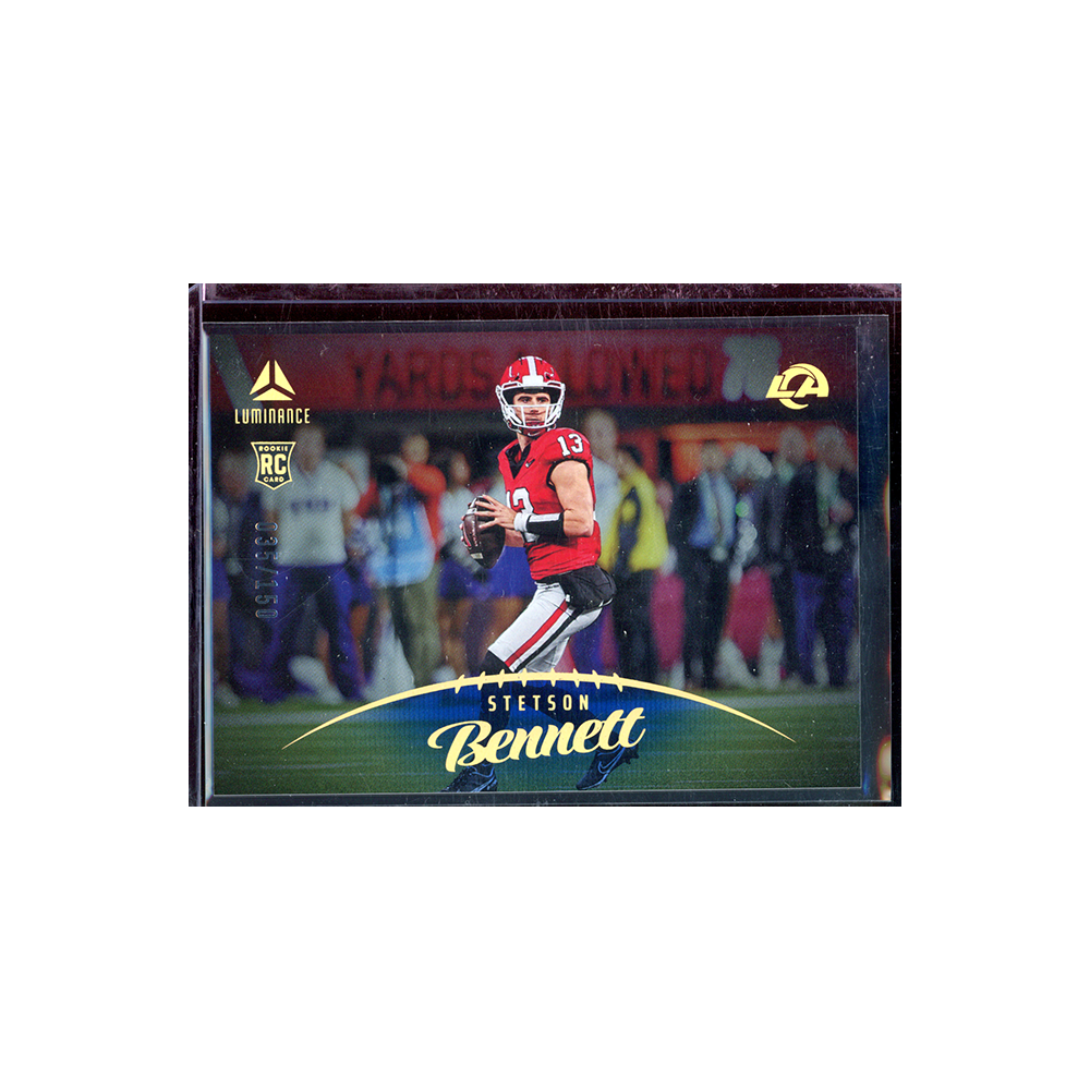 Stetson Bennett 2023 Panini Luminance Football Rookie /150