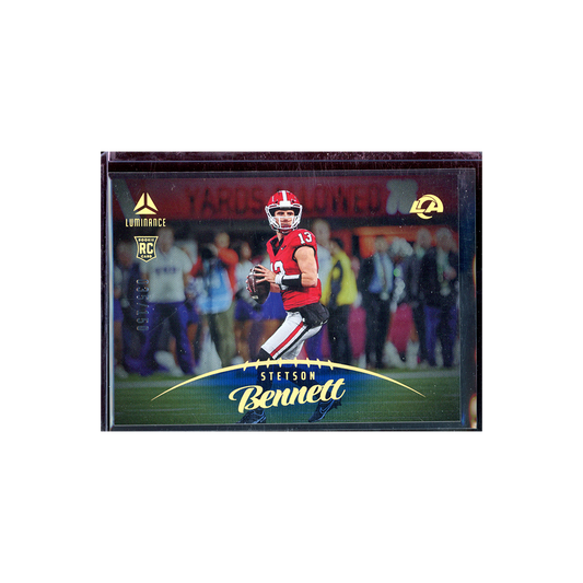 Stetson Bennett 2023 Panini Luminance Football Rookie /150