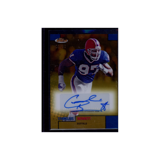 Cornelius Bennett 2024 Topps Finest Football Gold Auto /50