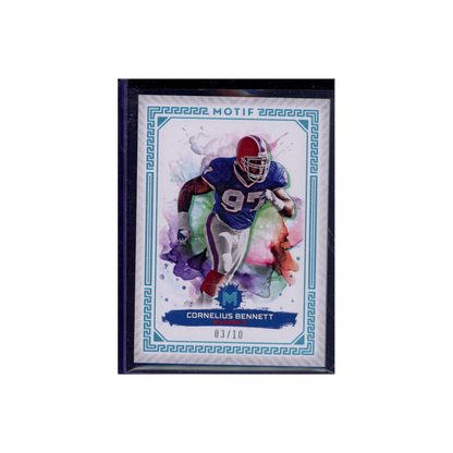 Cornelius Bennett 2023 Topps Motif Football /10