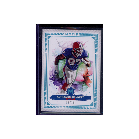 Cornelius Bennett 2023 Topps Motif Football /10
