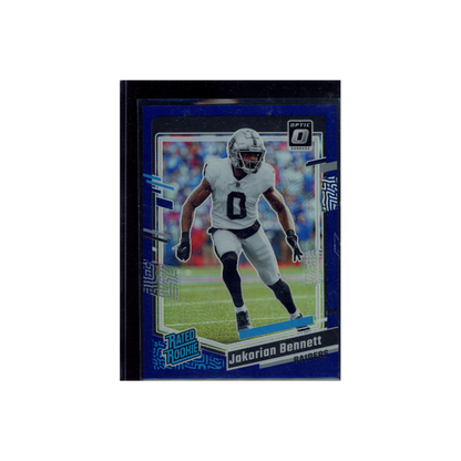 Jakorian Bennett 2023 Panini Donruss Optic Football Rated Rookie Blue /50