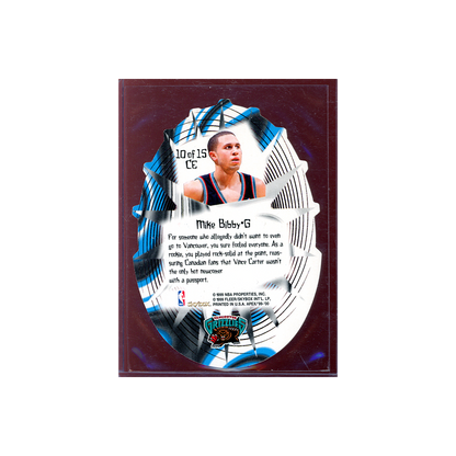 Mike Bibby 1999 Skybox Apex Cutting Edge Die-Cut