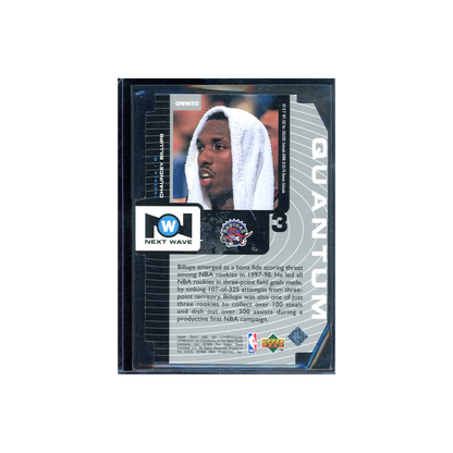 Chauncey Billups 1999 Upper Deck Baskletball Quantum Die-Cut Silver /200