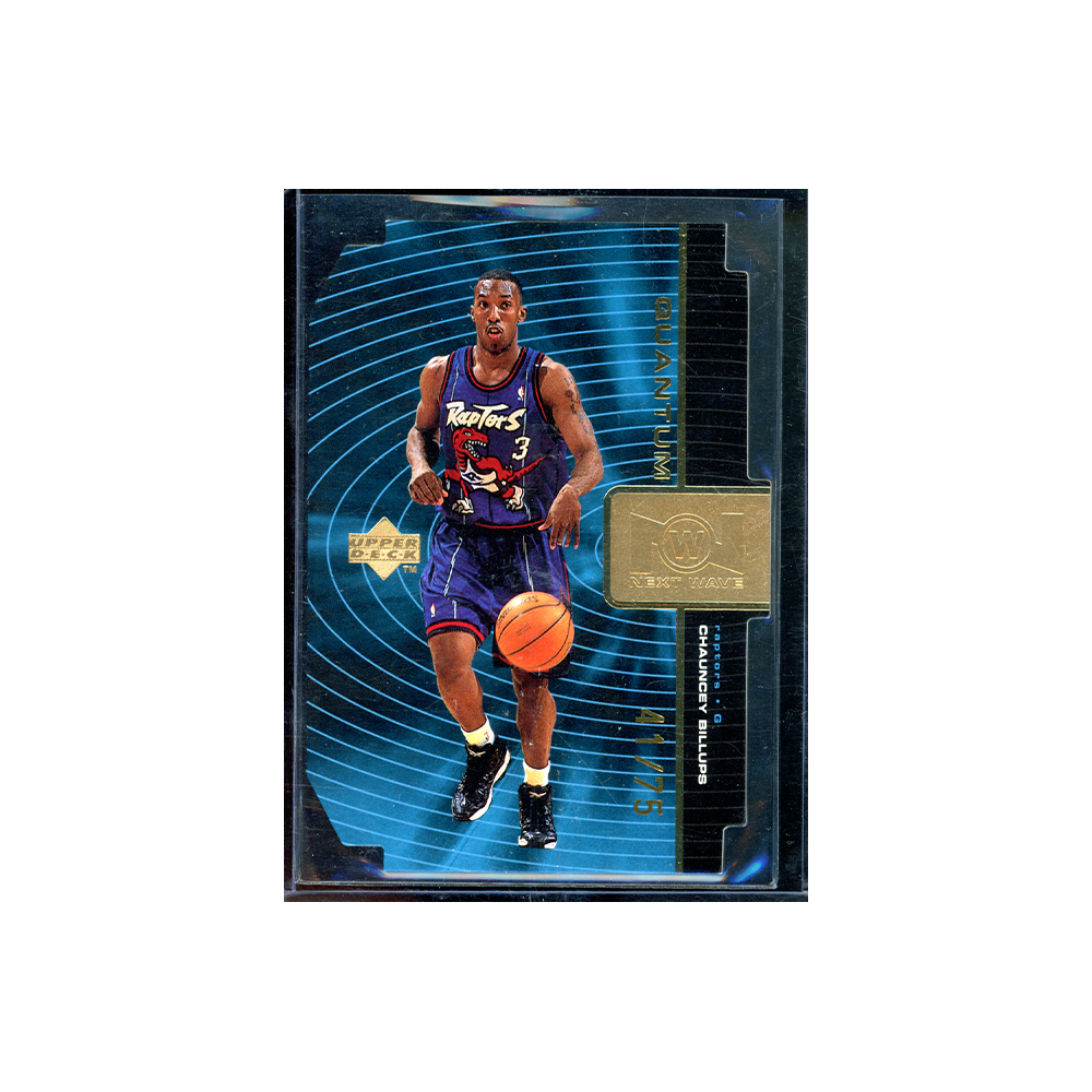 Chauncey Billups 1999 Upper Deck Baskletball Quantum Die-Cut Gold /75