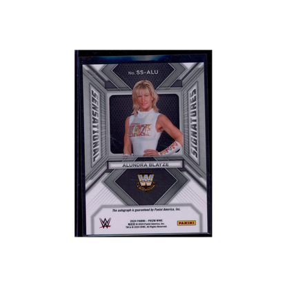 Alundra Blayze 2024 Panini Prizm WWE Sensational Signatures Auto