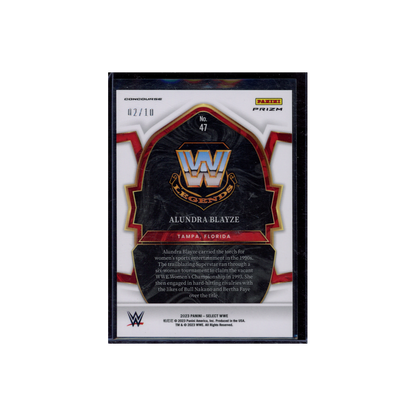 Alundra Blayze 2023 Panini Select WWE Gold Wave /10