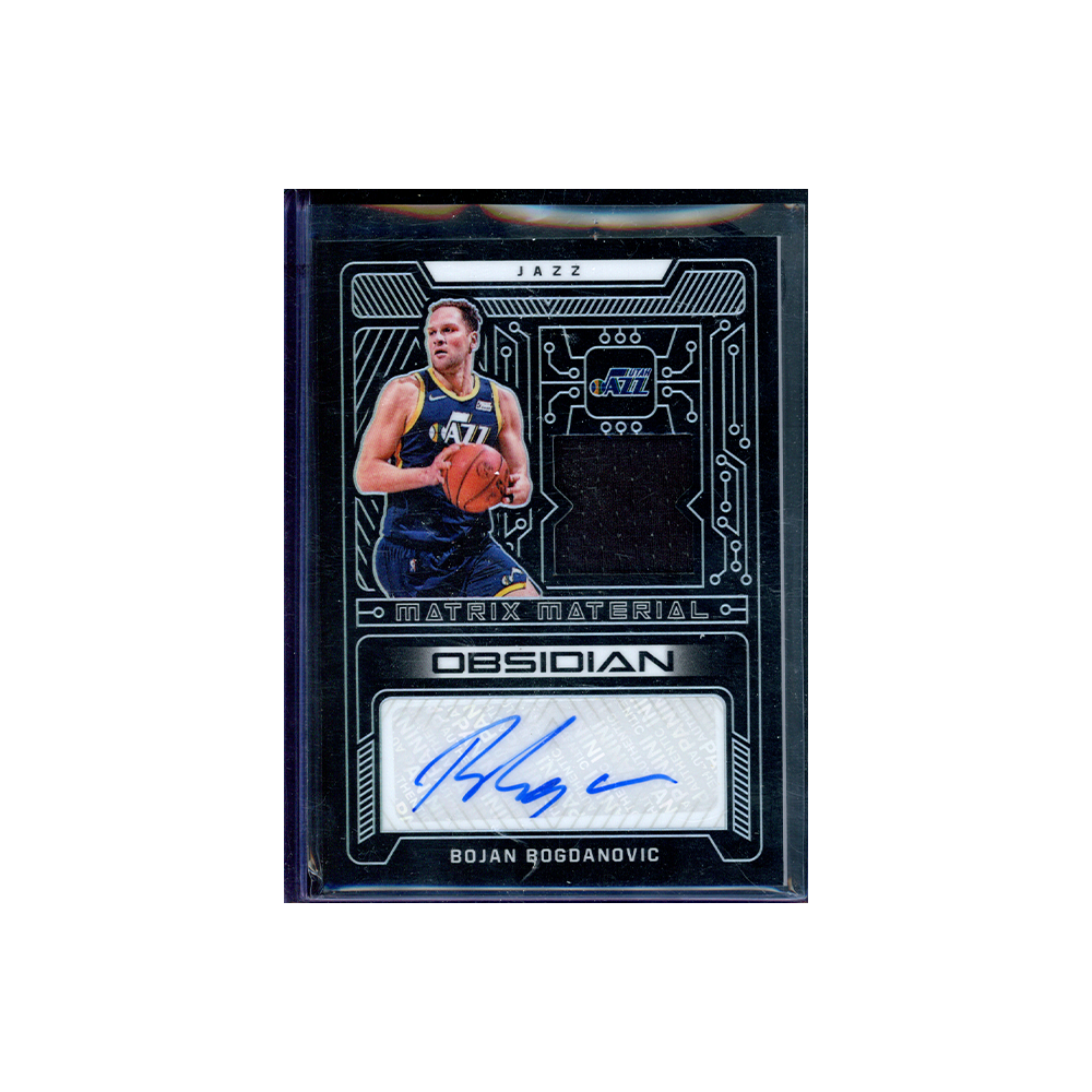 Bojan Bogdanovic 2021-22 Obsidian Patch Auto /99