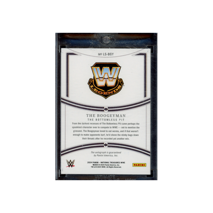 The Boogeyman 2024 Panini National Treasures WWE Auto Green /5