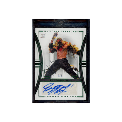 The Boogeyman 2024 Panini National Treasures WWE Auto Green /5