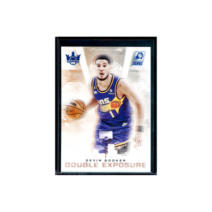 Devin Booker 2022-23 Panini Court Kings Basketball Double Exposure Blue /99