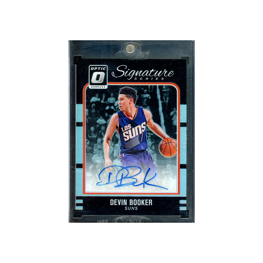 Devin Booker 2016-17 Panini Donruss Optic Basketball Signature Series Auto