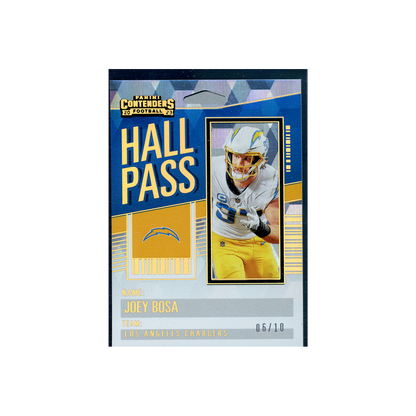 Joey Bosa 2023 Panini Contenders Football Hall Pass Gold Ice /10