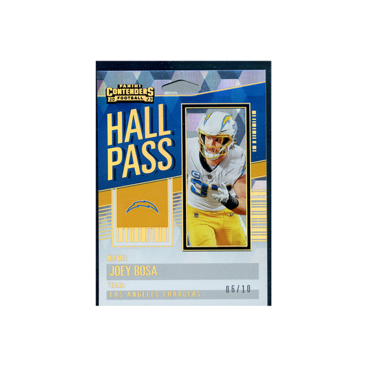 Joey Bosa 2023 Panini Contenders Football Hall Pass Gold Ice /10