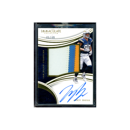 Joey Bosa 2016 Panini Immaculate Collection Football Patch On-Card Auto /49