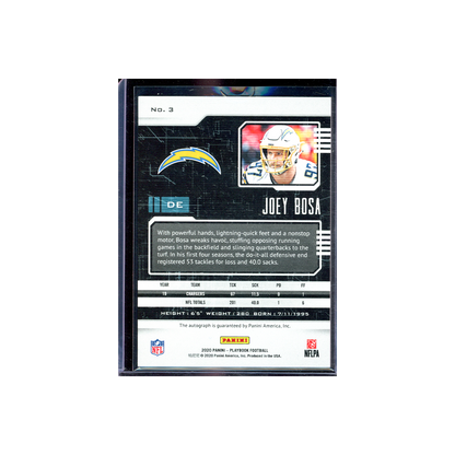 Joey Bosa 2020 Panini Playbook Football Auto /15