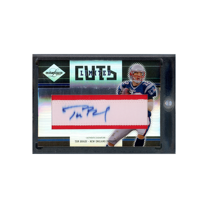 Tom Brady 2004 Leaf Limited Donruss Patch Auto /50