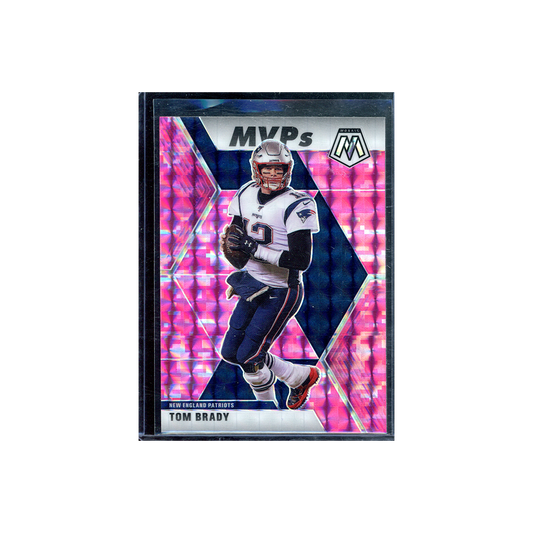 Tom Brady 2020 Panini Mosaic Football Pink Camo MVPs