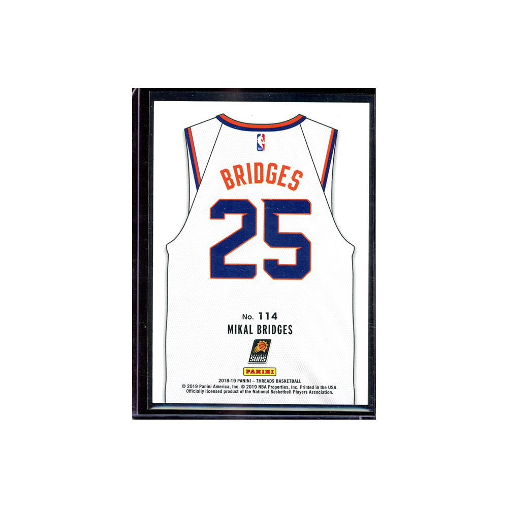 Mikal Bridges 2018-19 Panini Threads Basketball Rookie /199