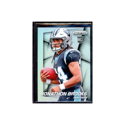 Jonathon Brooks 2024 Panini Prizm Football Rookie Flashback Silver