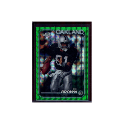 Tim Brown 2024 Topps Chrome Football Green /99