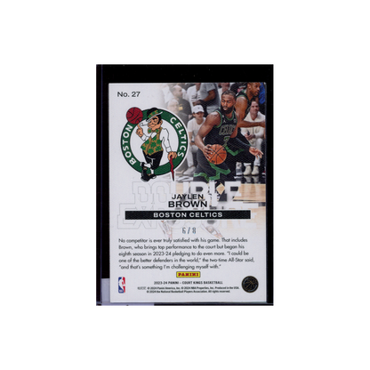 Jaylen Brown 2023-24 Panini Court Kings Basketball Double Exposure /8