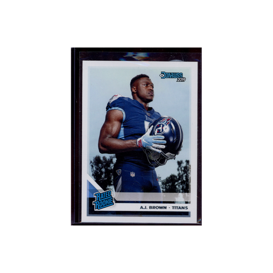 AJ Brown 2019 Panini Donruss Football Rated Rookie