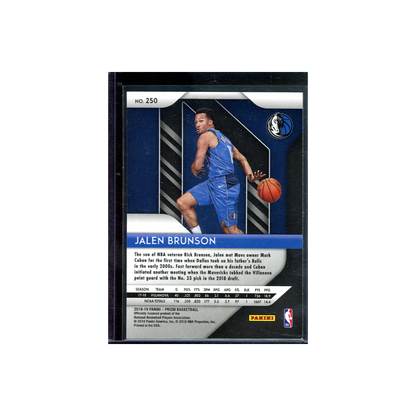 Jalen Brunson 2018-19 Panini Prizm Basketball Rookie