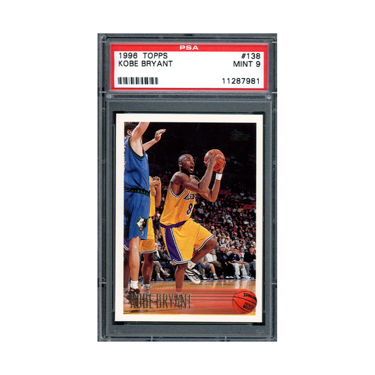 Kobe Bryant 1996 Topps Rookie PSA 9