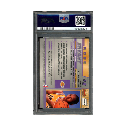 Kobe Bryant 1996 Bowmans Best Rookie PSA 9