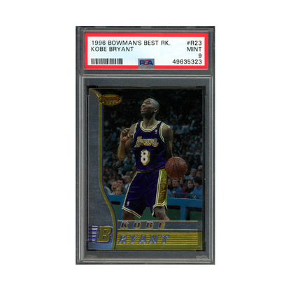 Kobe Bryant 1996 Bowmans Best Rookie PSA 9