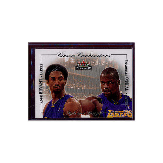 Kobe Bryant/Shaquille O'Neal 2001 Fleer Platinum Classic Combinations /500