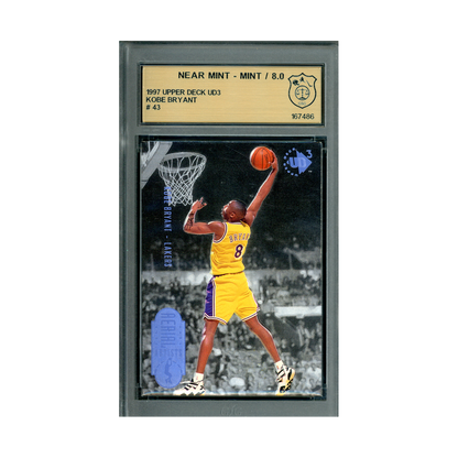 Kobe Bryant 1996-97 Upper Deck Aerial Artists Rookie GSG 8