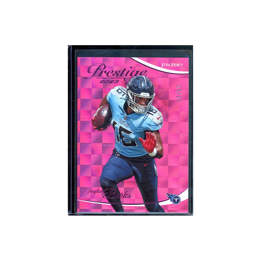 Treylon Burks 2023 Panini Prestige Football Rookie Pink /25