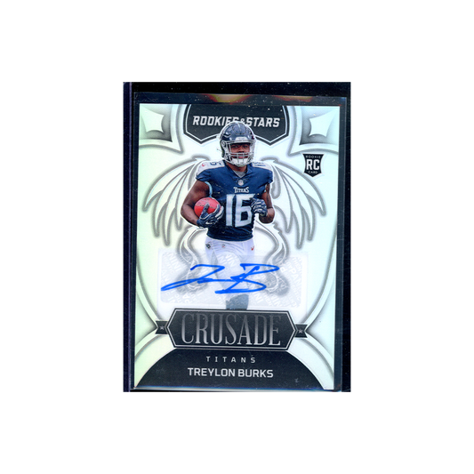 Treylon Burks 2022 Panini Rookies & Stars Football Crusade Rookie Auto /99