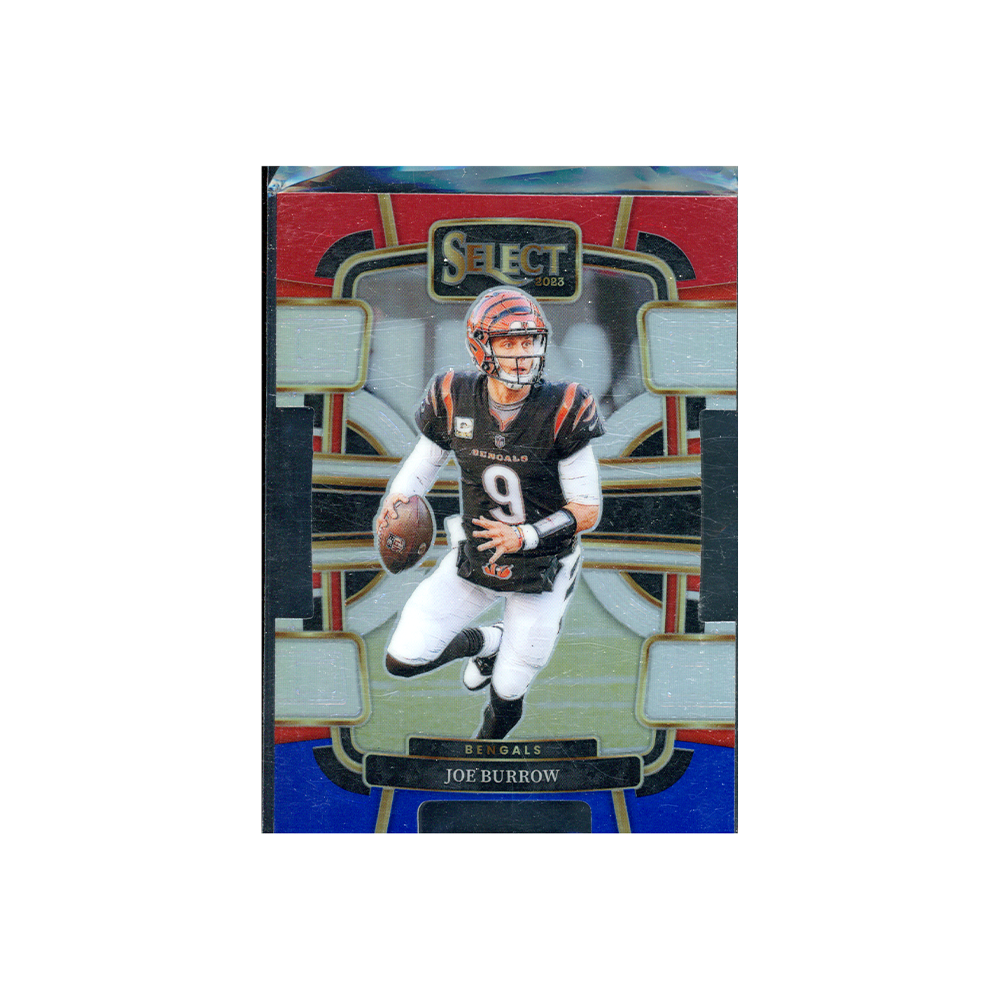 Joe Burrow 2023 Panini Select Football Red Blue