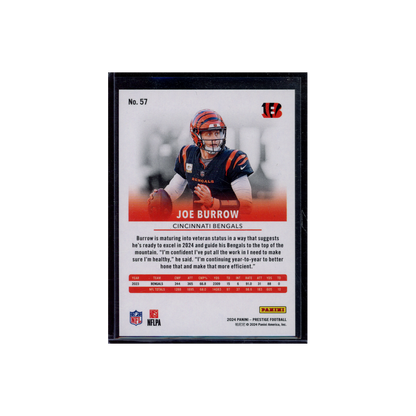 Joe Burrow 2024 Panini Prestige Football Blue /299