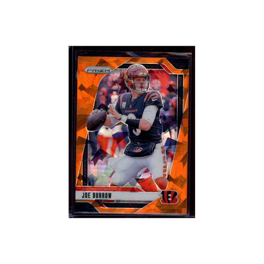 Joe Burrow 2024 Panini Prizm Football Orange Ice