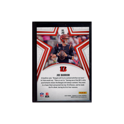 Joe Burrow 2024 Panini Rookies & Stars Football Purple /299