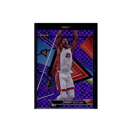 Jimmy Butler 2024 Topps Finest Basketball Purple Geometric /99